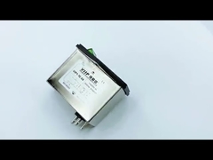 Casco de metal EMI Filtro de energía OEM ODM 120V 250V Monte de superficie