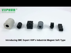 Cubierta plástica del filtro anti-ruidos de la base de Emi Rfi Clip On Ferrite 9m m