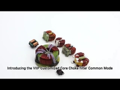 Componente electrónico EMI Núcleo de ferrita Toroide ID de cuentas 0,8-13,8 mm