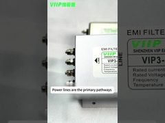 Filtro EMI monofásico de frecuencia central nominal de 50/60 Hz con nivel de atenuación superior