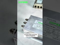 Filtro EMI de inversor de paso bajo con pérdida de inserción mínima de 50 dB e impedancia de entrada de 50Ω