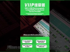 Filtro EMI con impedancia de entrada de 50Ω para equipos médicos