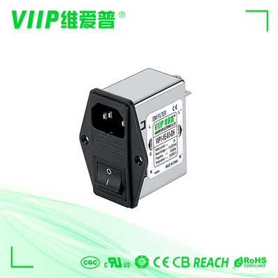 comprar zócalo masculino en línea de EMI Filter With Fuse C14 de la línea eléctrica de la CA 120V online manufacture