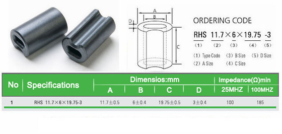 comprar Impedancia baja resistencia EMI Núcleo nanocristalino de ferrita adoptado en transformadores de potencia online manufacture