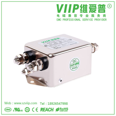 comprar Resistencia al aislamiento ≥100MΩ Filtro EMI monofásico certificado RoHS para aplicaciones industriales de -40C a 85C online manufacture