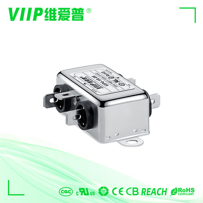 VIIP Fabricantes de filtros de emisores de línea eléctrica metálica 1A Compatibilidad electromagnética 50/60Hz