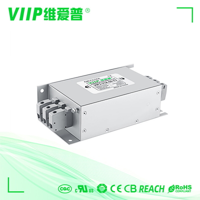 VIIP 3 filtro anti-ruidos de paso bajo de EMI Filter 10A de la fase para la máquina de la impresión