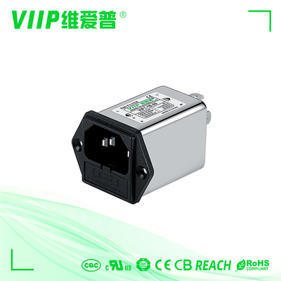 IEC 110V/250VAC Filtros de entrada de potencia de alta atenuación Frecuencia central nominal 150KHZ-30MHZ