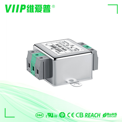 Filtros de línea eléctrica de paso bajo de la CA de Emi Filter 1760VDC la monofásico