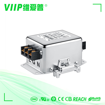 Monofásico eléctrica de EMI Suppression Filter 20A del ruido