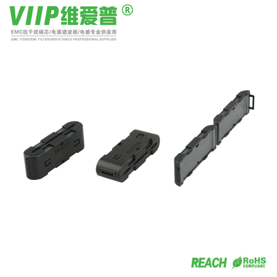 Clip on Ferrite Cores para una mejor supresión del ruido Rango de temperatura de funcionamiento -40 oC a 85 oC