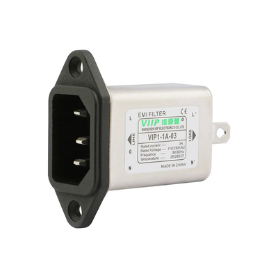 Rango de frecuencia 50/60Hz Filtro de interferencia electromagnética EMC con resistencia al aislamiento ≥ 100MΩ