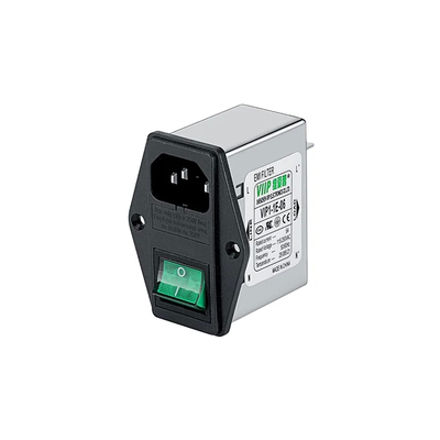 Filtro EMI IEC de alta eficacia para aplicaciones de 250 VAC con rango de temperatura de 25/085/21