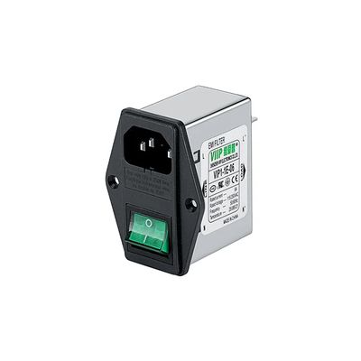 Filtro de enchufe de entrada 50Ω Filtro de supresión de EMI de impedancia y certificación CE, Rohs, TUV