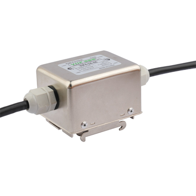 VIP2-2A-10 50Ω Filtro EMI de corriente continua con 2A 100MΩ Resistencia al aislamiento de la carcasa metálica Impedancia de entrada 50Ω