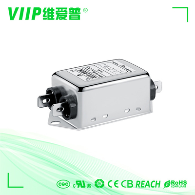 Filtro EMI CA de 110V/250V con bloque terminal y aplicaciones de baja frecuencia