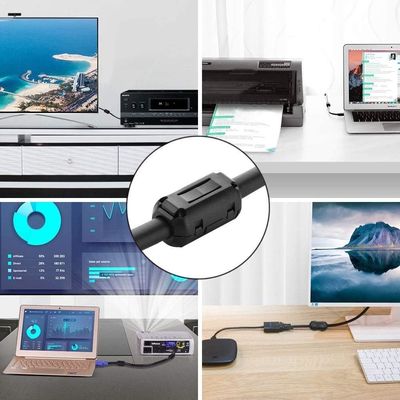 Anillo de ferrita de conexión rápida (Snap-On Ferrite Ring VIIP) filtros EMI personalizados Servicio de línea eléctrica filtros de línea de señal CE FCC soporte EMC certificado